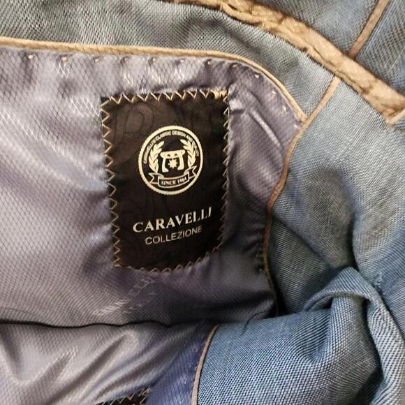 gray Caravelli Blazer Sport Coat Mens 40R Gray Double Vented Viscose Blend WWW18 - Picture 4 of 16